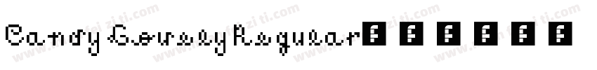 Candy Lovely Regular字体转换